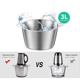 Chopper Triturador de Alimentos 3 Litros 220v Super Potente - 2