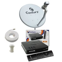 Kit Antena Completa com Receptor Digital Century MidiaBox Century HDTV - 1