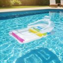 Ver imagem 3 de Colchão Boia Piscina Inflável Fashion Lounge Mor
