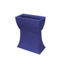 Ver imagem 7 de Vaso Planta 50x25 Jardineira Floreira Suporte Polietileno BGPLASTICOS V550S AZUL ESCURO 013