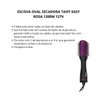 Escova Oval Secadora Taiff Easy Pink 1200w 127v - 2