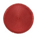 Ver imagem 1 de Kit 6 Pçs Jogo Americano Redondo Meissa Vermelho 38cm