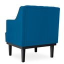 Ver imagem 7 de Poltrona Decorativa Clássica Base em Madeira Suede Azul Royal