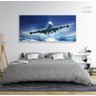 Quadro Decorativo Avião Aviação Céu em Tecido Canvas 130x60 - 6