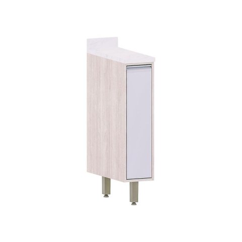 Balcão de Cozinha com Tampo 20 Cm 1 Porta Art Luciane Móveis