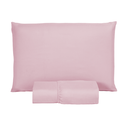 Ver imagem 1 de Roupa de Cama Solteiro 400 Fios 2 Peças Hotel Pousada Macio Acetinado:rose