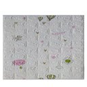 Ver imagem 1 de Kit 6 Un/ Espuma 3d - Tijolo Rústico - Branco Fantasy