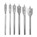 Ver imagem 1 de Jogo 6 Brocas Chatas para Madeira Aço Carbono 10 a 25mm Bomvink