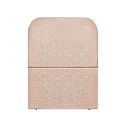 Cabeceira Estofada Solteiro Alana 90cm Linho Rose - 1