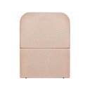 Ver imagem 1 de Cabeceira Estofada Solteiro Alana 90cm Linho Rose