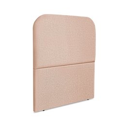 Cabeceira Estofada Solteiro Alana 90cm Linho Rose - 4