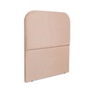 Ver imagem 4 de Cabeceira Estofada Solteiro Alana 90cm Linho Rose