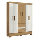 Ver imagem 2 de Guarda Roupa Casal Coimbra 2005138 com Cômoda 5 Gavetas 2014140 e Armário Multiuso Florença 2000199
