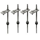 Ver imagem 1 de Estrutura Suporte Fixa Placa Painel Solar Alumínio Inox Telha Fibrocimento Ondulada Viga Metálica Pe