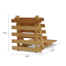 Sofá-cama Futon Slim S 01 Lugar Cor Cinza FUTON BRASIL - 5