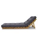 Ver imagem 2 de Sofá-cama Futon Slim S 01 Lugar Cor Cinza FUTON BRASIL