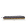 Sofá-cama Futon Slim S 01 Lugar Cor Cinza FUTON BRASIL - 3