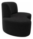 Ver imagem 5 de Sofá Orgânico Curvo Luxo Mavie 180cm Sala Bouclê Preto