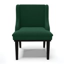 Ver imagem 6 de Cadeira Sala de Jantar Base Madeira Preto Kit 4 Liz Bouclê Verde D03 - D’Rossi