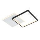 Ver imagem 1 de Lustre Plafon Moderno 44w Led Talita Preto 3000k 30cm Bivolt P-9959