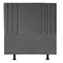 Ver imagem 1 de Cabeceira Cama Box Solteiro King Estofada Grécia 100 Cm Suede:cinza Escuro