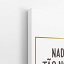 Ver imagem 3 de Nossos Sonhos Frase Decorativo Arte Quadro Canvas 60x40cm