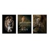 Kit 3 Quadro Leão de Judá Gospel Cristã Jesus Mdf Tratado 40x28cm - 2