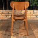 Ver imagem 7 de Cadeira Odara em Courissimo Caramelo com Encosto Laminado