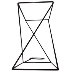 Suporte Cubo Torcido Kokedama (36x22x22) Preto Jc Jardim - 5