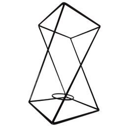 Suporte Cubo Torcido Kokedama (36x22x22) Preto Jc Jardim - 4