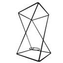 Ver imagem 3 de Suporte Cubo Torcido Kokedama (36x22x22) Preto Jc Jardim