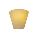 Ver imagem 2 de Arandela Retro Cone Vivare Md-2001 Cúpula em Tecido 25/26x13cm - Bivolt - Algodão Crú - Bivolt