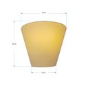 Ver imagem 3 de Arandela Retro Cone Vivare Md-2001 Cúpula em Tecido 25/26x13cm - Bivolt - Algodão Crú - Bivolt