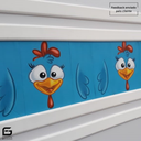 Ver imagem 5 de Roda Meio Painel Ripado Eva Adesivo Saturno 2,5cmx5mm 10 Mts - Branco