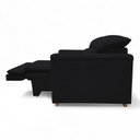 Ver imagem 6 de Poltrona Reclinável Retrátil Onix Suede Confortável Preto Loja Sheep