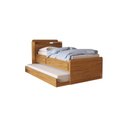 Ver imagem 1 de Bicama Solteiro Bibox com Baú e Gavetas Ônix Camarú Madeirado Robel Móveis