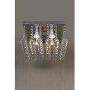 Ver imagem 4 de Lustre Moderno Chuva De Cristais K9 Para Quarto