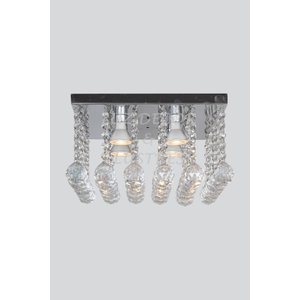 Lustre Moderno Chuva De Cristais K9 Para Quarto