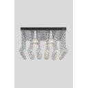 Ver imagem 1 de Lustre Moderno Chuva De Cristais K9 Para Quarto