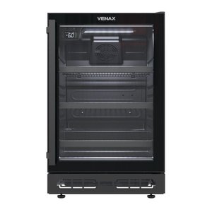 Cervejeira Venax Top Light In 100 82l com Opção de Embutir 34 Garrafas Preto Fosco 127v