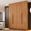 Ver imagem 3 de Guarda Roupa New Master 4 Portas Benetil Cinamomo