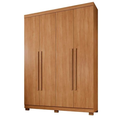 Guarda Roupa New Master 4 Portas Benetil Cinamomo