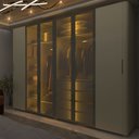 Ver imagem 5 de Guarda Roupa Casal Reflecta Led Innova Off White - Gelius