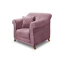 Ver imagem 1 de Poltrona Decorativa C/1 Almofada Veludo Uva