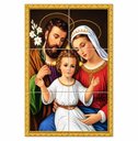 Ver imagem 1 de Quadro Sagrada Família com Lírios 60x40 em Azulejos