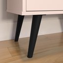 Ver imagem 3 de Buffet Linea 2 Portas Cantinho Café Cozinha Sala Jantar Puxador Concha Off White/cinamomo–rpm