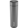 Garrafa Térmica de aço inox com termômetro em LED cinza 500ml - 1
