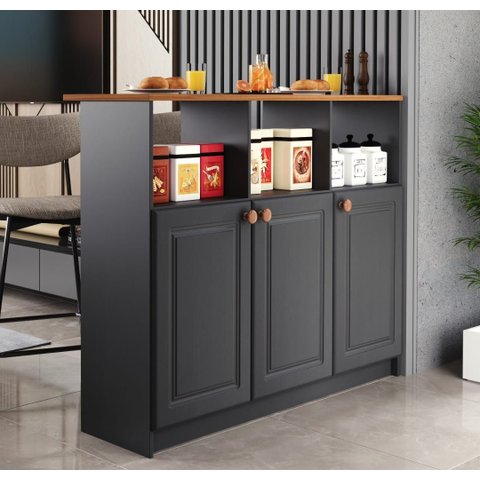 Bancada Ilha 3 Portas com Nicho 6206 Rede Móveis