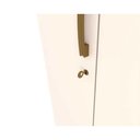 Ver imagem 4 de Guarda Roupa Casal 3 Portas e 2 Gavetas Açaí Da133 Branco - Henn