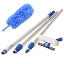 Rodo Limpa Vidros Extensor 3,10 Mts Espanador Eletrostático - 1